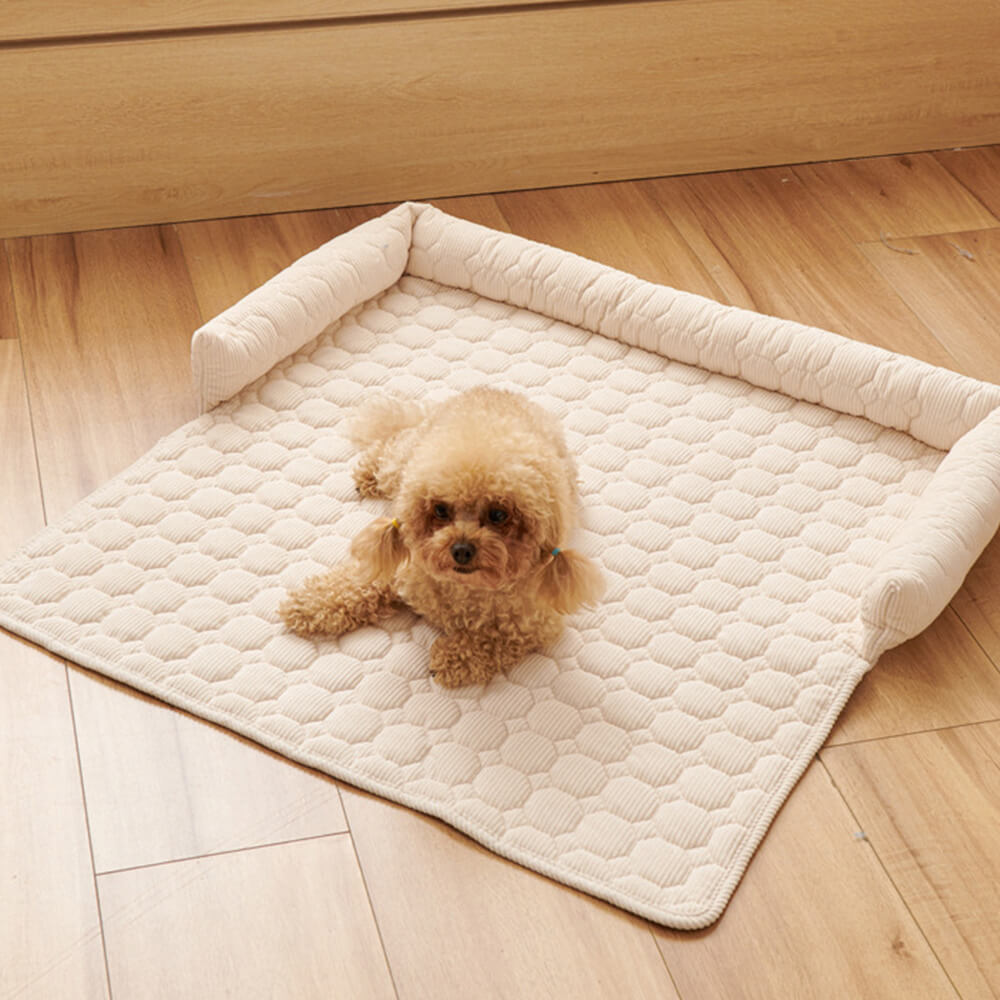 Manta de felpa perlada ultrasuave para perros, protector de muebles