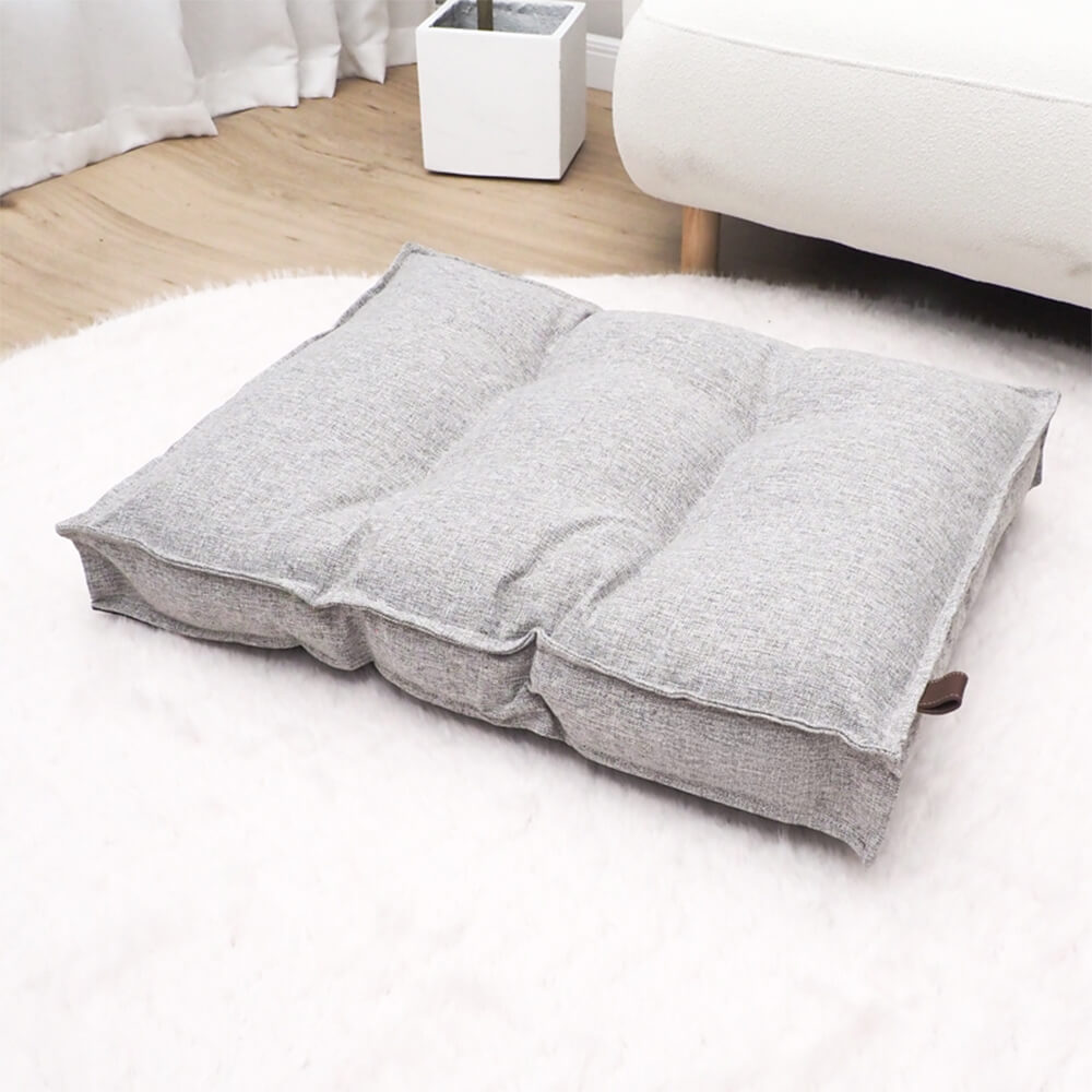 Cama para perros grande rectangular, impermeable, lavable y de gran resistencia