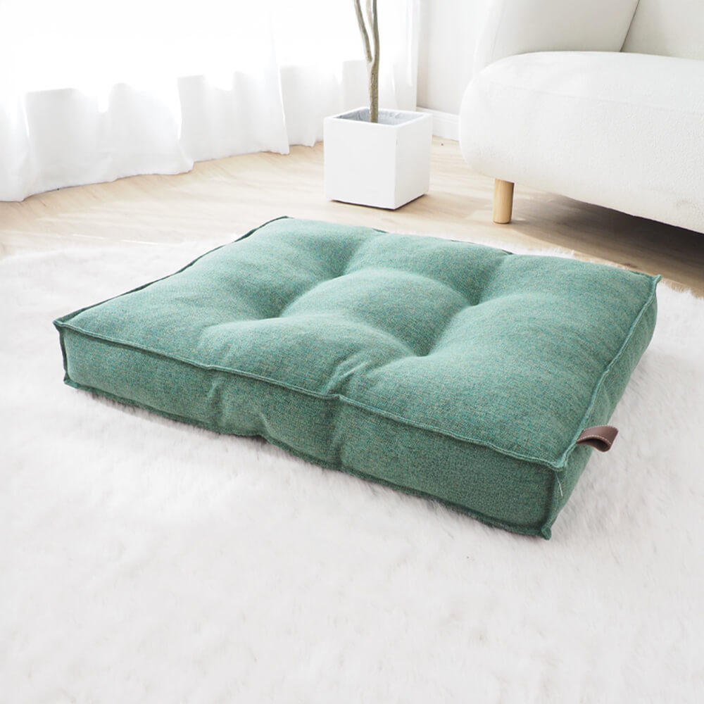Cama para perros grande rectangular, impermeable, lavable y de gran resistencia