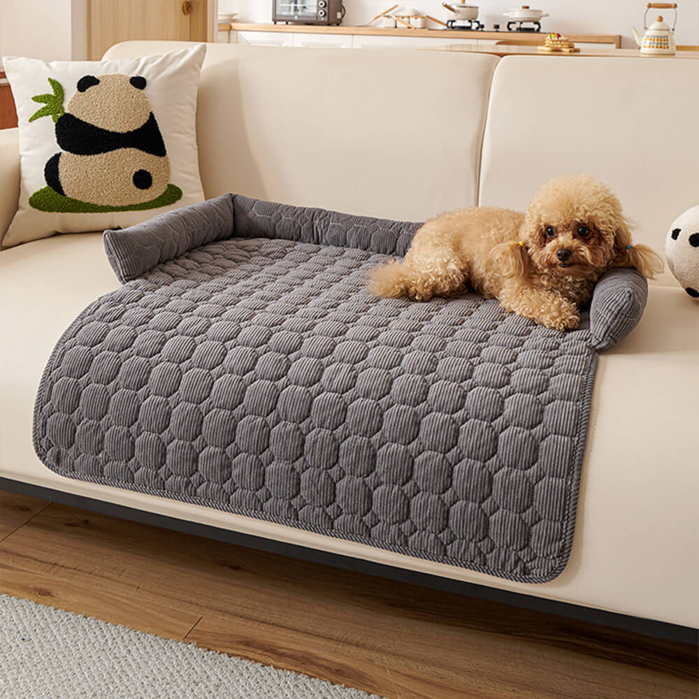 Manta de felpa perlada ultrasuave para perros, protector de muebles