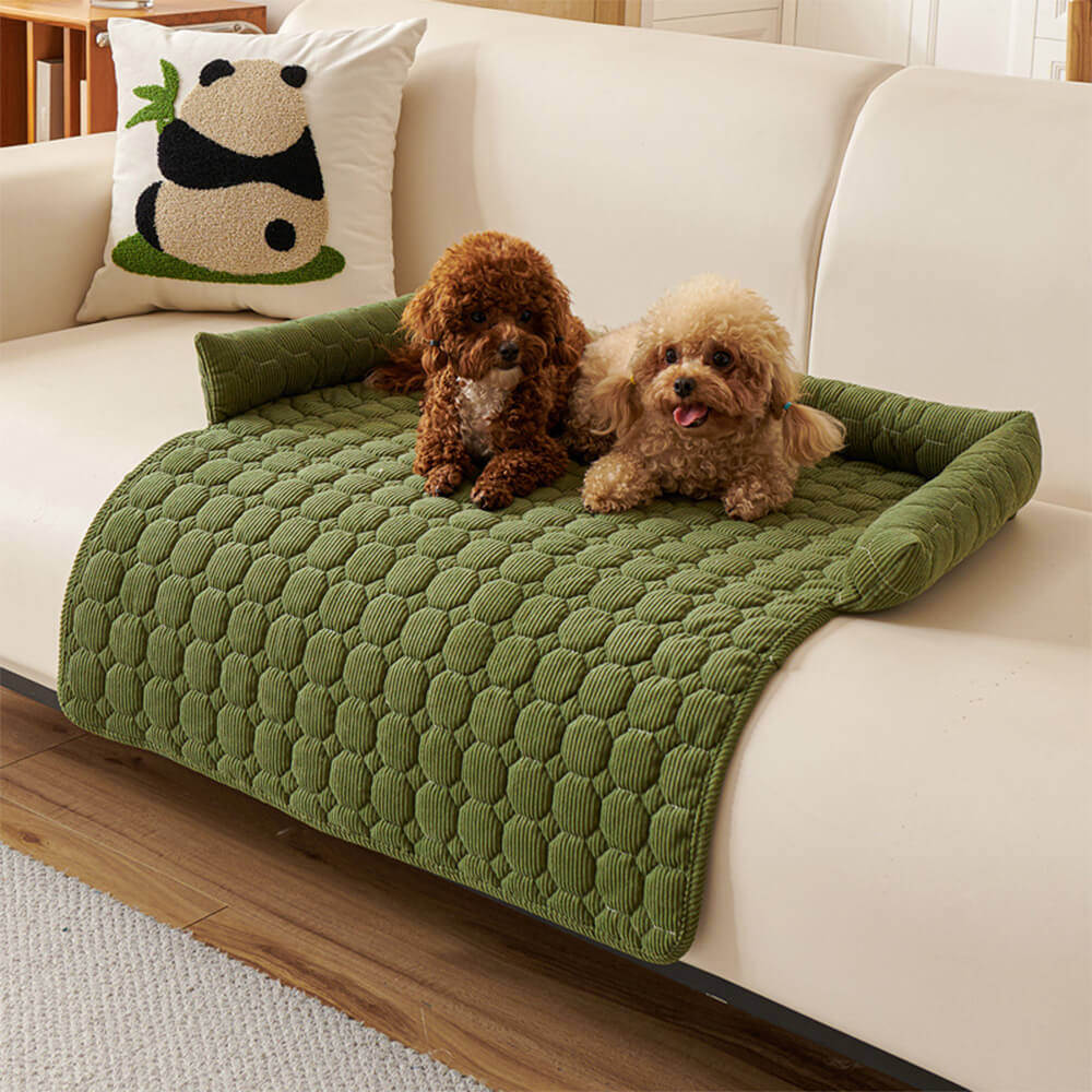 Manta de felpa perlada ultrasuave para perros, protector de muebles