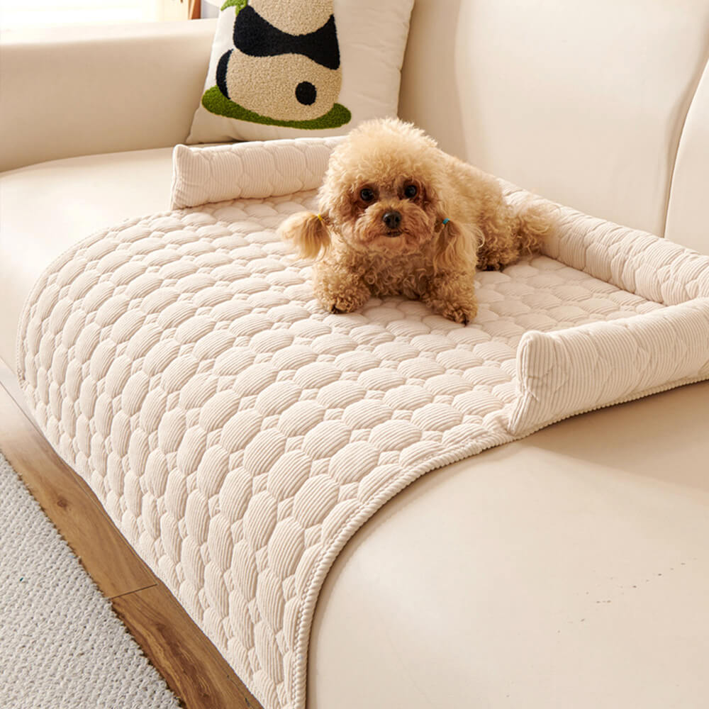 Manta de felpa perlada ultrasuave para perros, protector de muebles