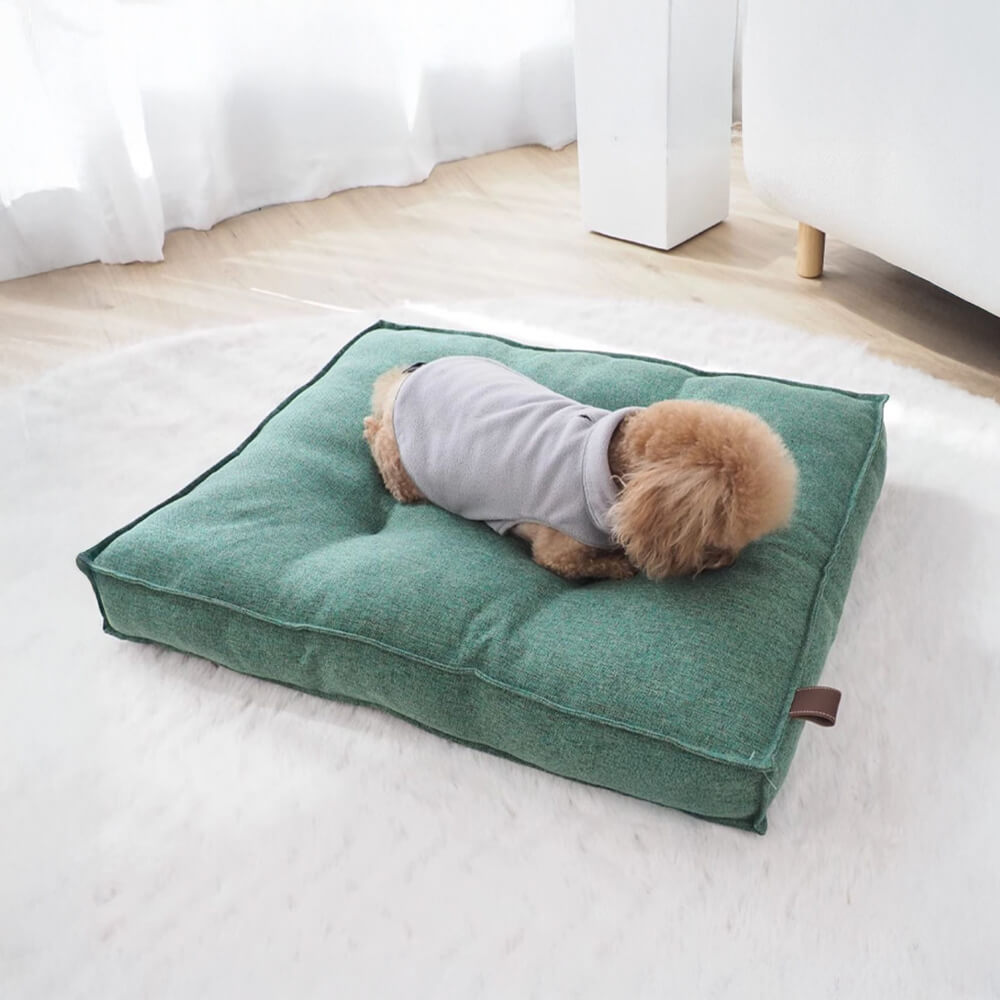 Cama para perros grande rectangular, impermeable, lavable y de gran resistencia