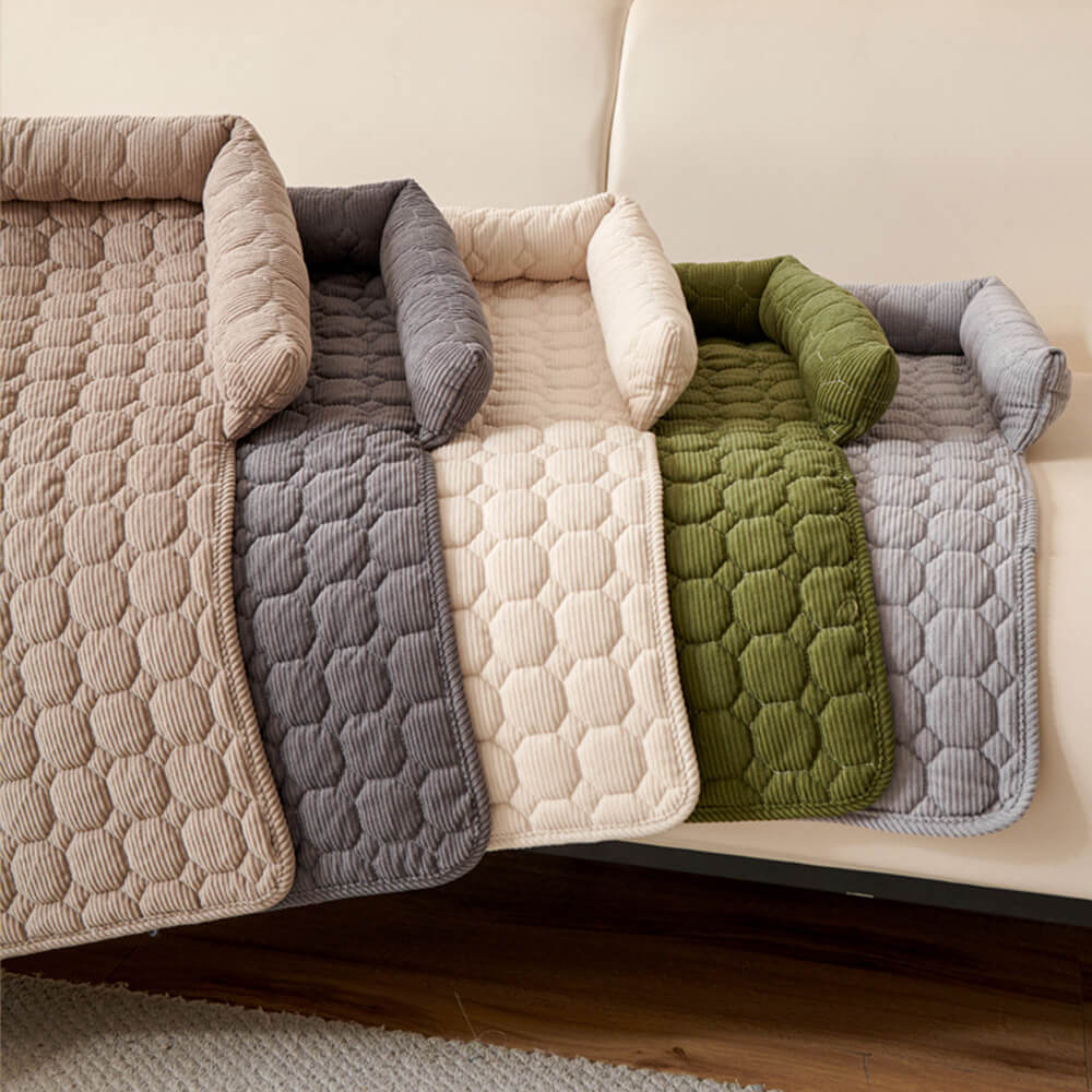 Manta de felpa perlada ultrasuave para perros, protector de muebles