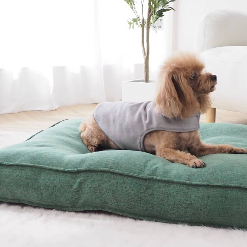 Cama para perros grande rectangular, impermeable, lavable y de gran resistencia