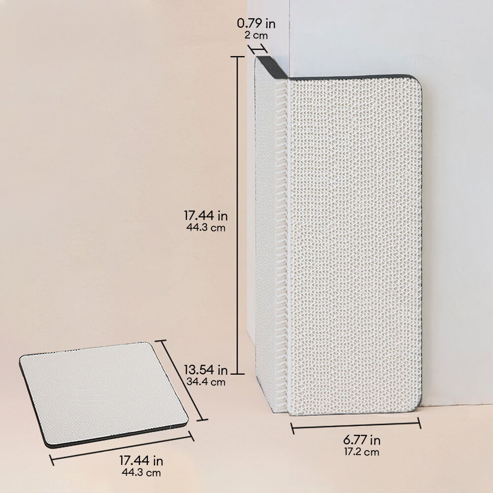 Protector de pared de esquina, tablero rascador para gatos resistente a arañazos