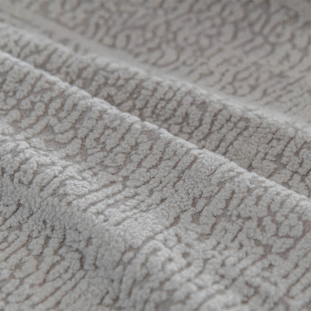 Funda de sofá de felpa elástica de cobertura completa en jacquard de diamante