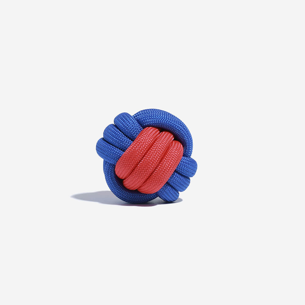 Juguetes para perros que lanzan pelotas con nudos - <tc>Color</tc> Choque