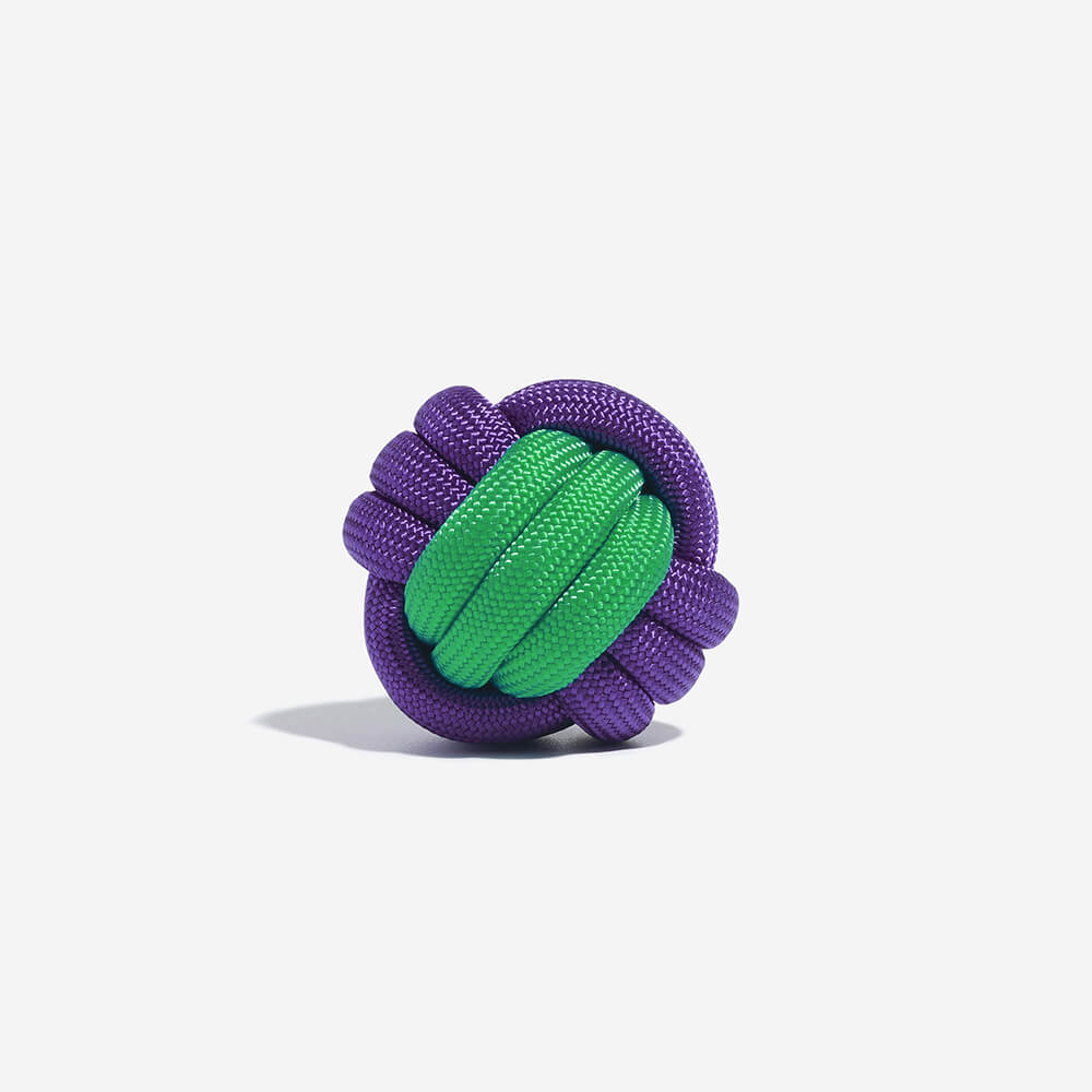 Juguetes para perros que lanzan pelotas con nudos - <tc>Color</tc> Choque