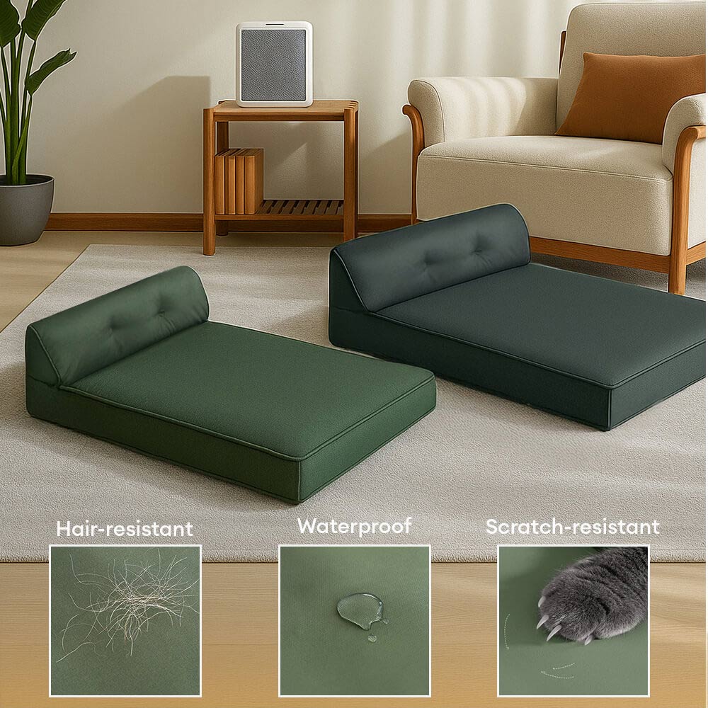 Impermeable & Cama grande para perros, resistente al pelo, gruesa, lavable para todas las estaciones