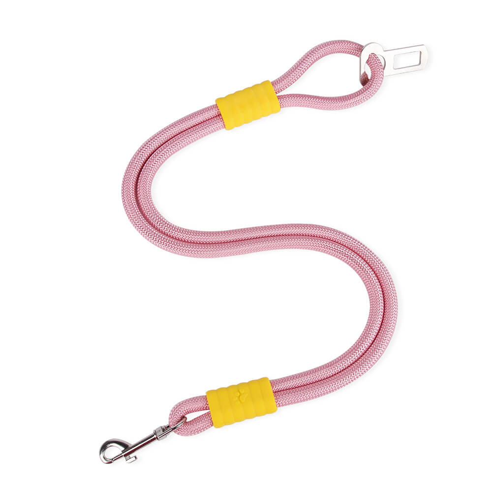 Cinturón de seguridad para perro de nailon antidesgarro para asiento de coche