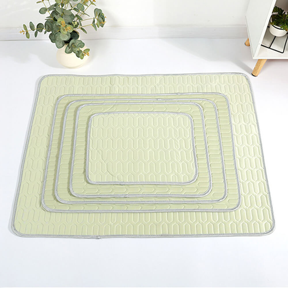 Enfriando lavable sin deslizamiento de hielo transpirable perros de seda y colchoneta de gato