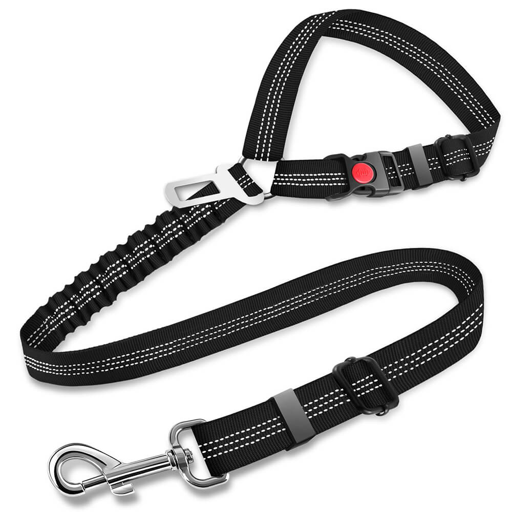 Cinturón de seguridad para perro para reposacabezas de vehículo