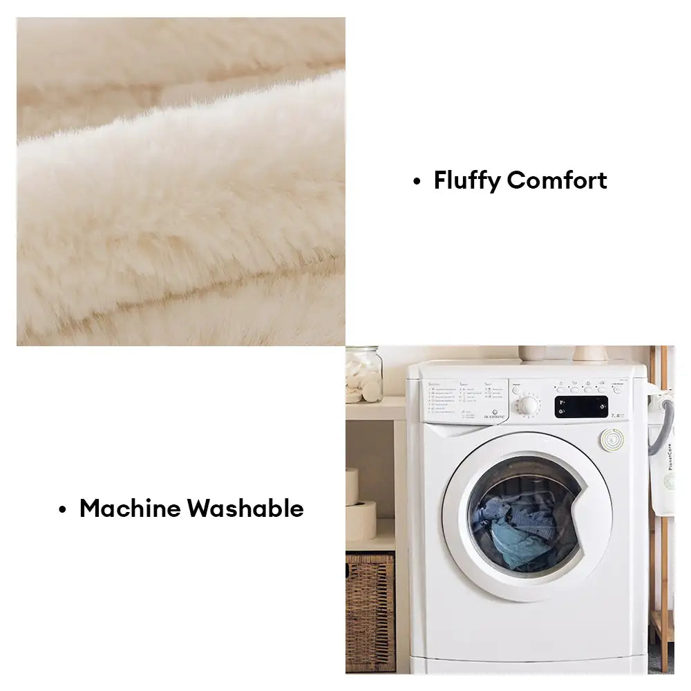 Cubierta decorativa para sofá de protección de muebles de felpa suave y cómoda