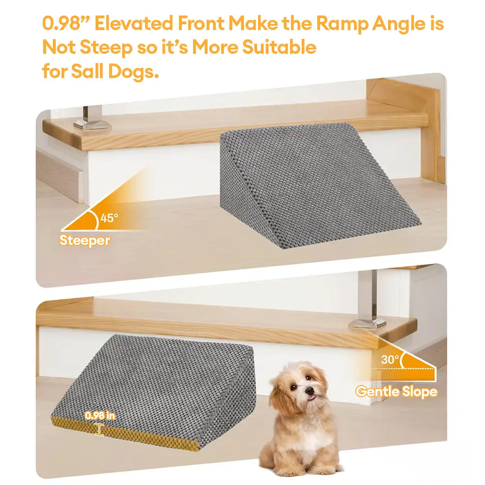 Rampas de perro de espuma modular con escaleras para escaleras con Velcro