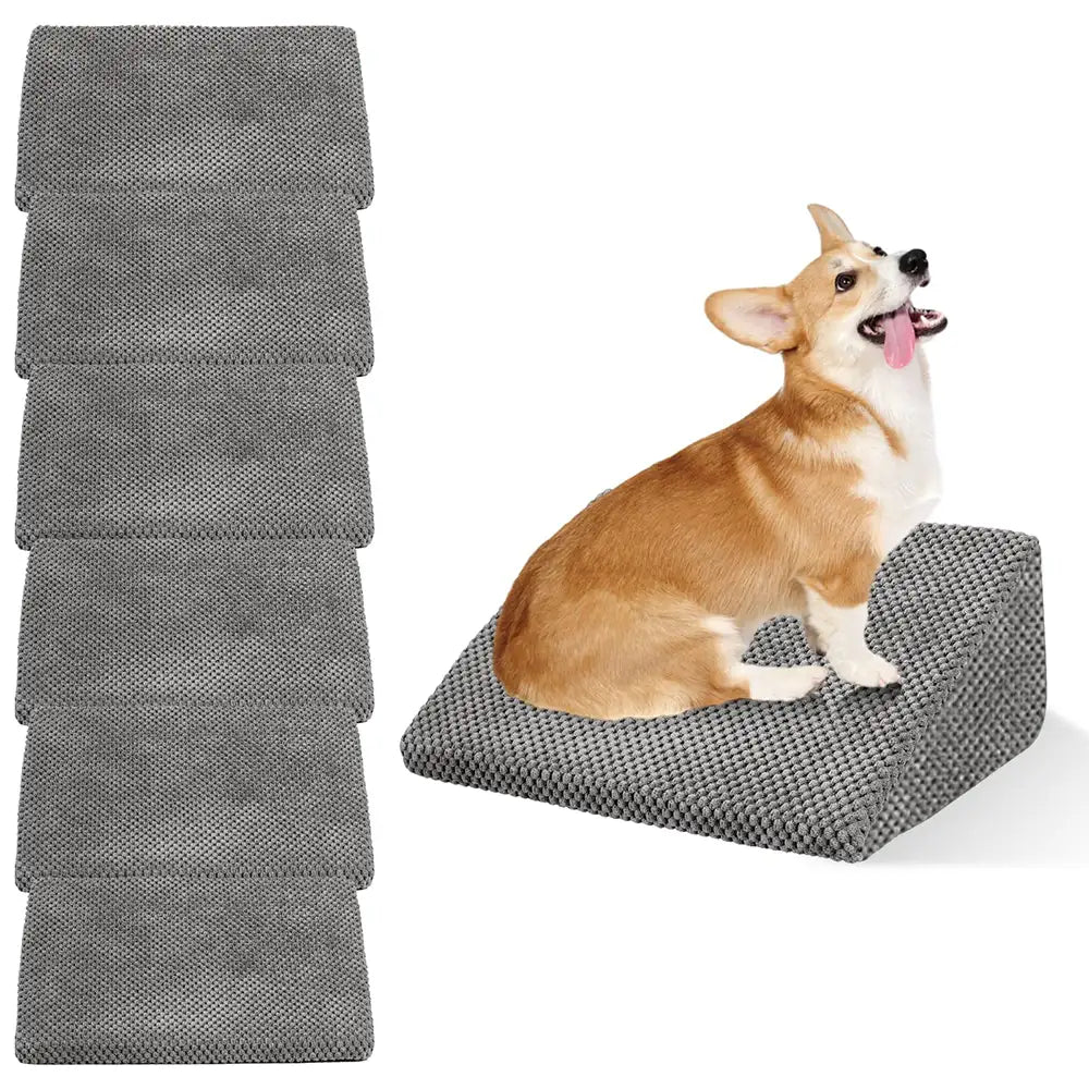 Rampas de perro de espuma modular con escaleras para escaleras con Velcro