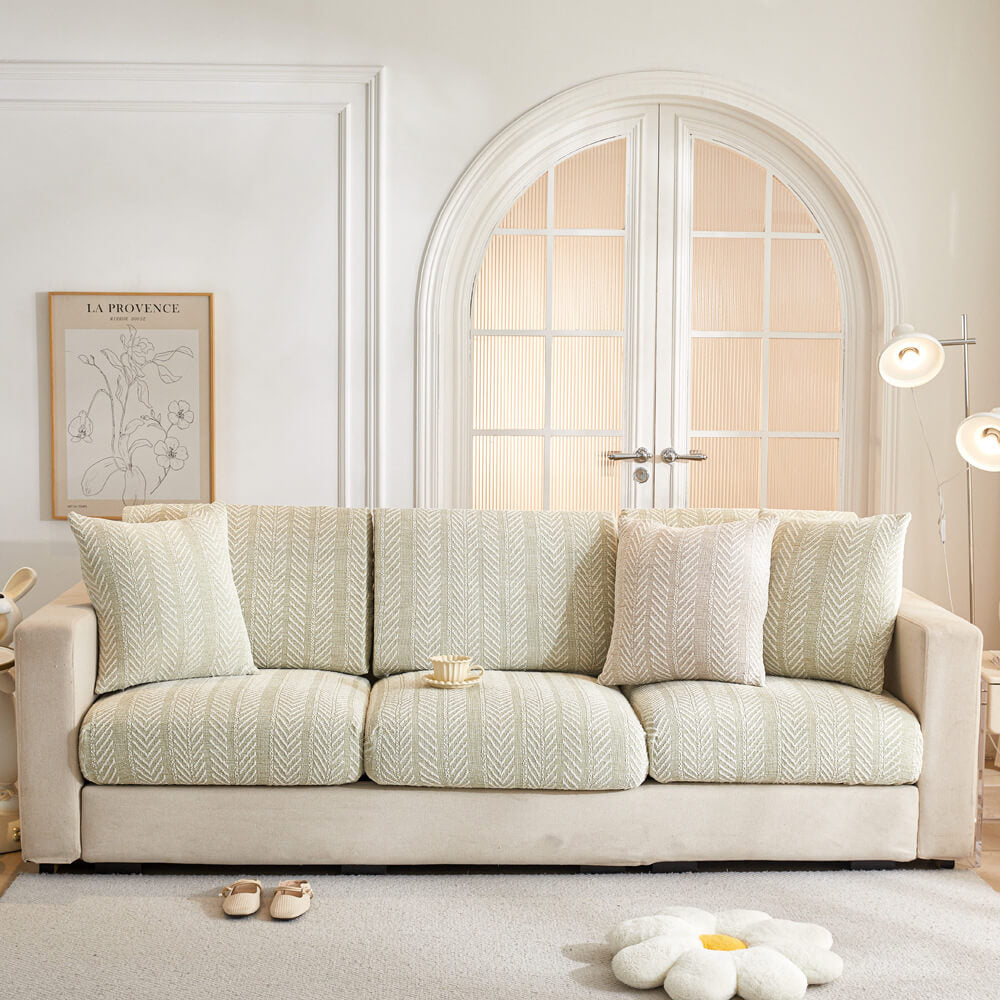 Herringbone Chenille Anti-Slip Magic Couch Couch