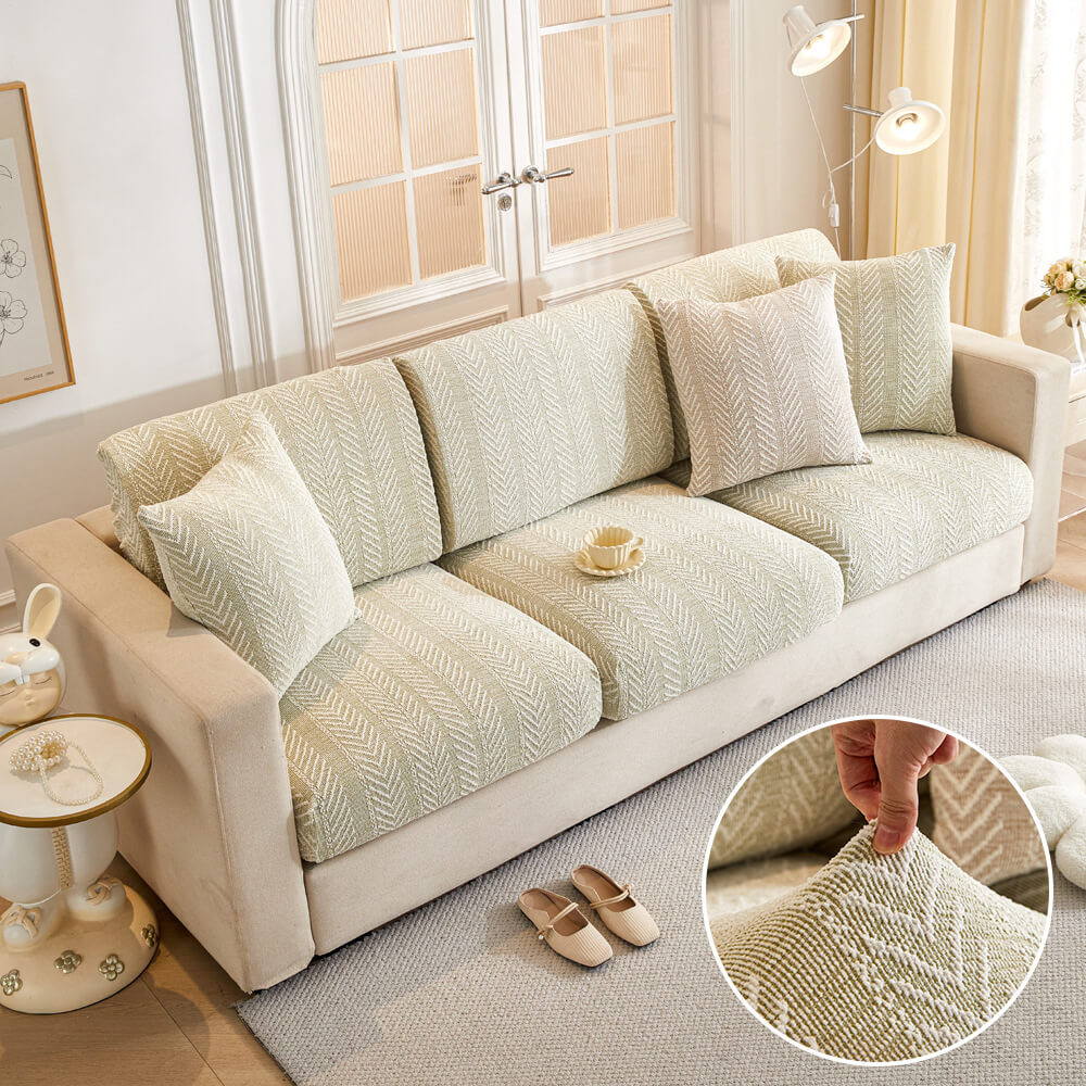 Herringbone Chenille Anti-Slip Magic Couch Couch