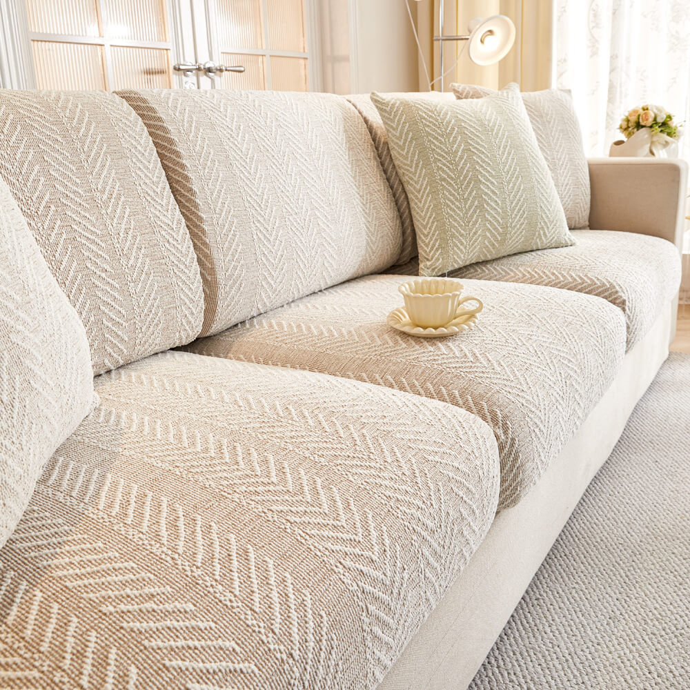 Herringbone Chenille Anti-Slip Magic Couch Couch