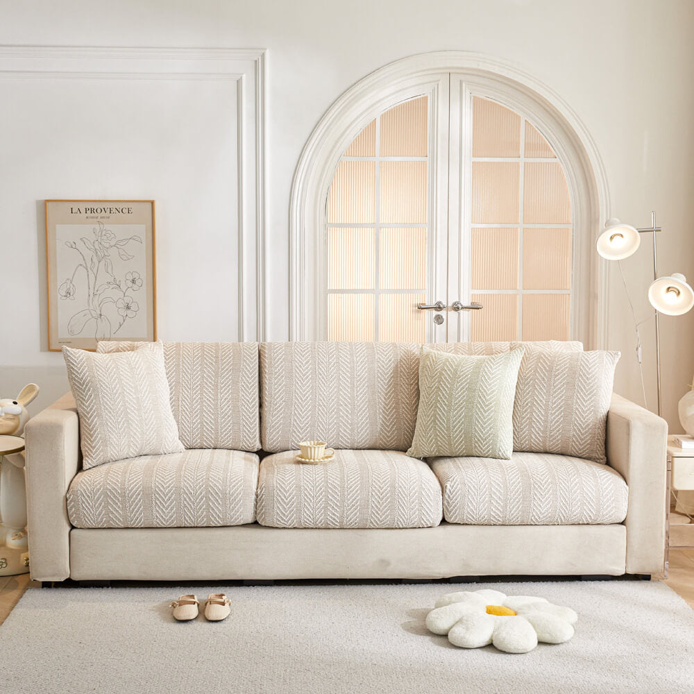 Herringbone Chenille Anti-Slip Magic Couch Couch