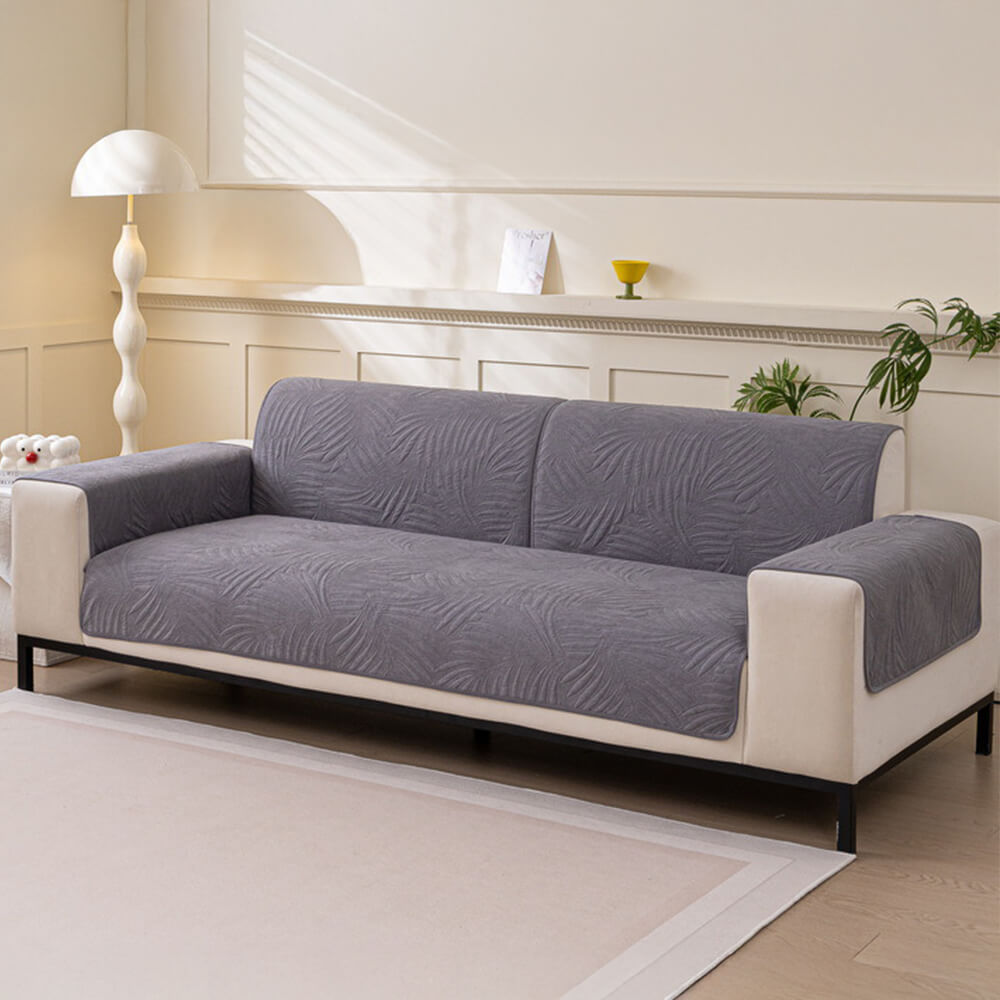 Patrón de hojas grandes El sofá de sofá resistente al agua