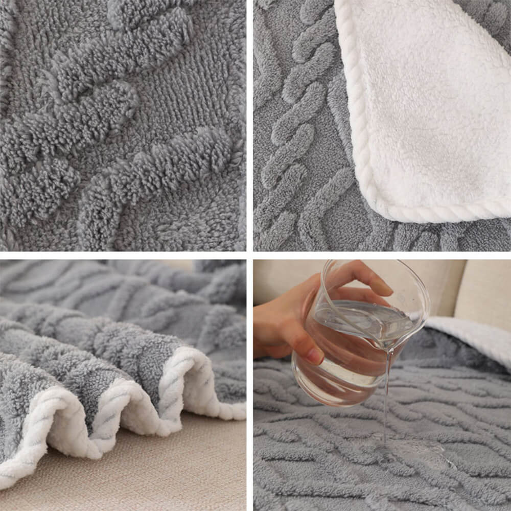 Luxurious Wating Water Tough Soft Warm Polar Fleece Dog Maneta de perros