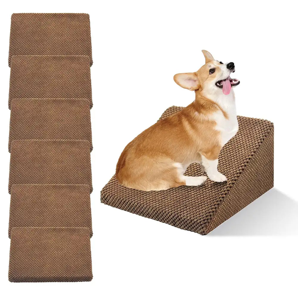 Rampas de perro de espuma modular con escaleras para escaleras con Velcro