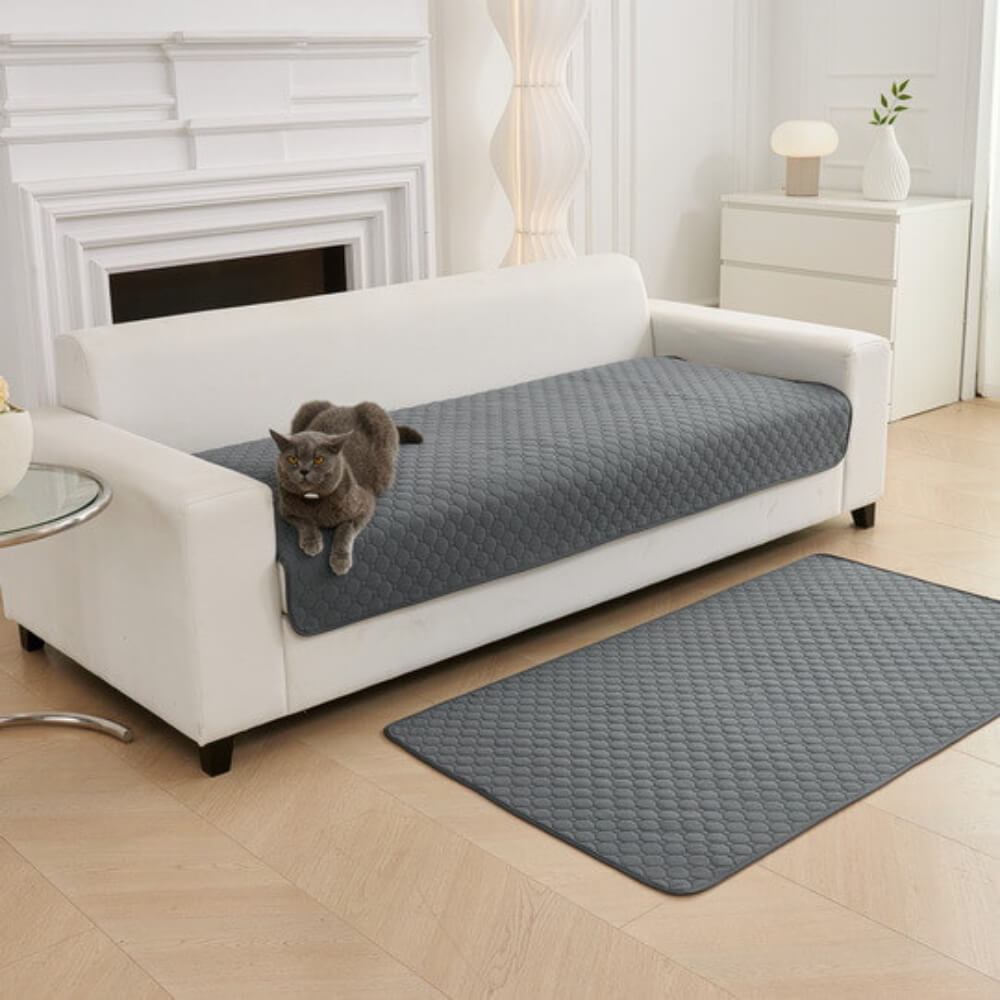 Estera absorbente multiusos a prueba de fugas y lavable para sofá y cama para mascotas