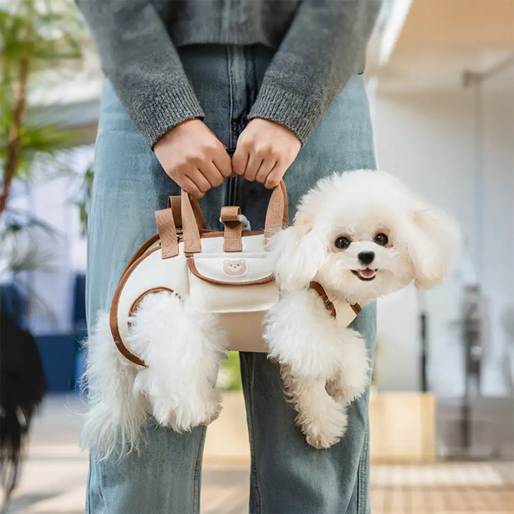 Mochila de transportista de perros pequeño de tracción portátil multifuncional