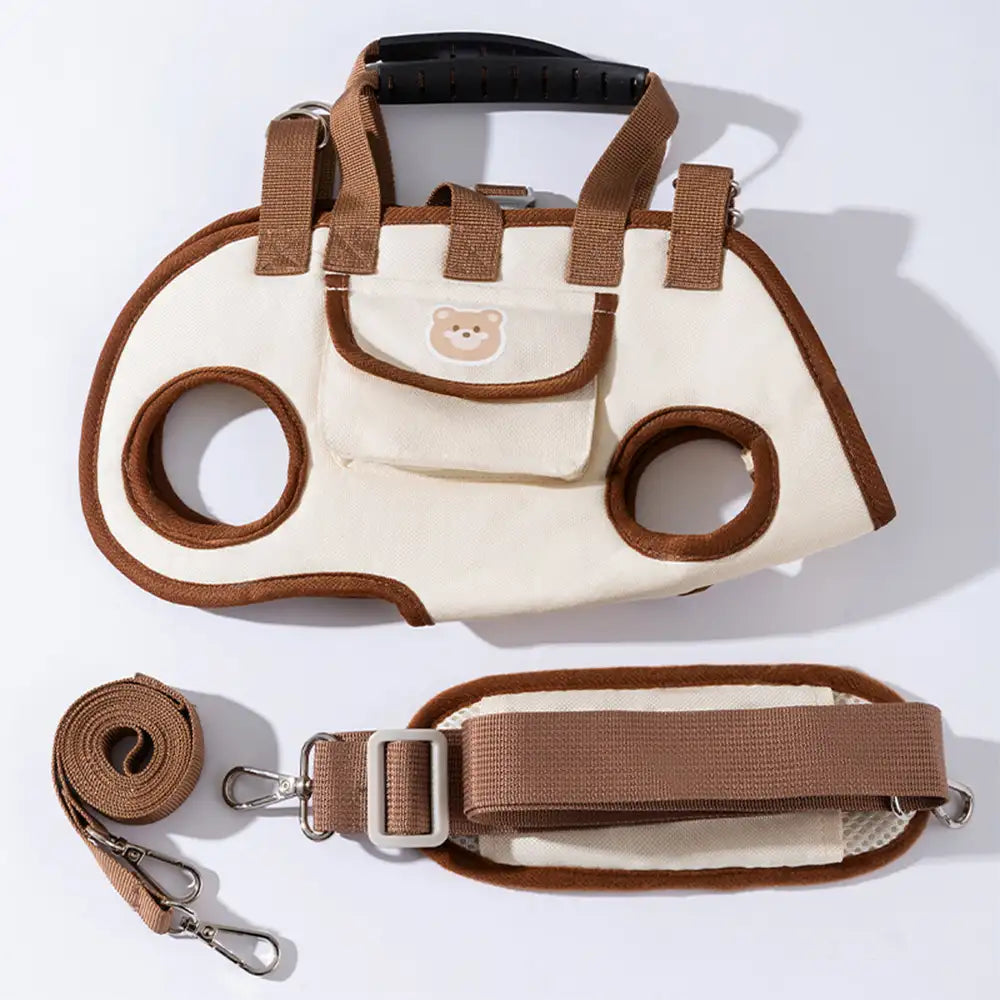 Mochila de transportista de perros pequeño de tracción portátil multifuncional