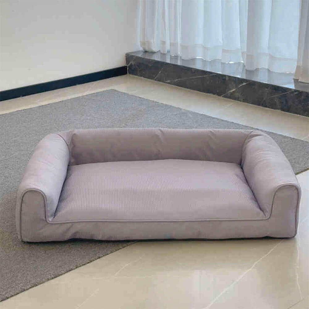 Oxford-Stoff, wasserdicht, abnehmbar, waschbar, rutschfest, orthopädisches Hundesofa