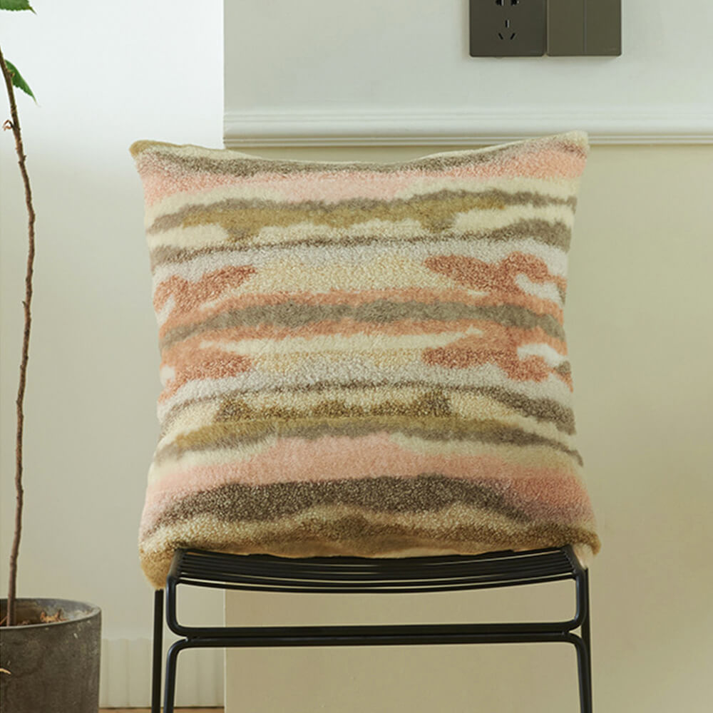 Cuschón de almohada de sofá de tiro moderno moderno con textura de lujo