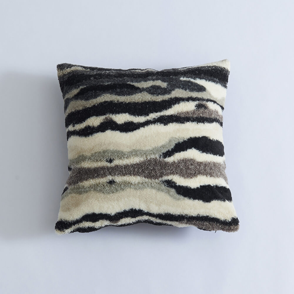 Cuschón de almohada de sofá de tiro moderno moderno con textura de lujo