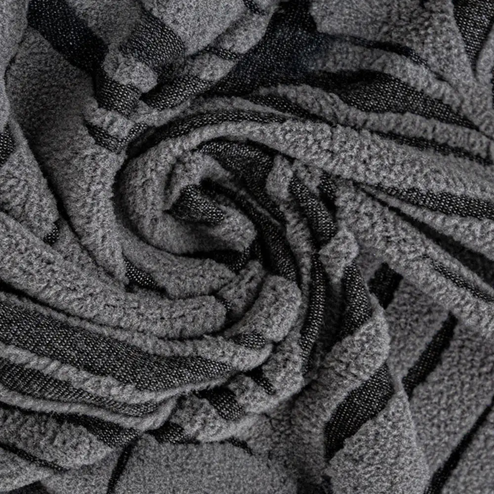 Funda para sofá de terciopelo polar grueso jacquard antiarañazos y elástica