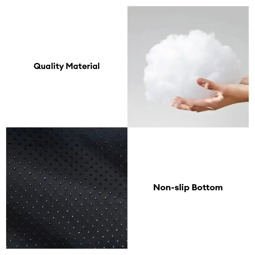 Cama para perros en forma de donut de corduroy ultra suave y antien ansiedad