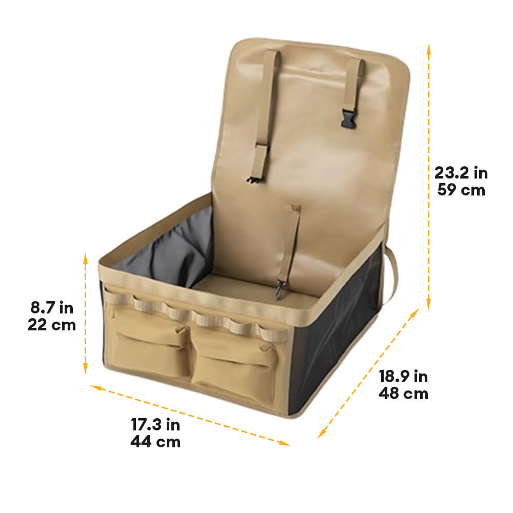 Manta de viaje para perros de asiento delantero, portátil, plegable, resistente al agua y a los arañazos