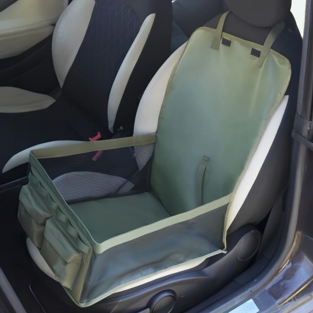 Manta de viaje para perros de asiento delantero, portátil, plegable, resistente al agua y a los arañazos