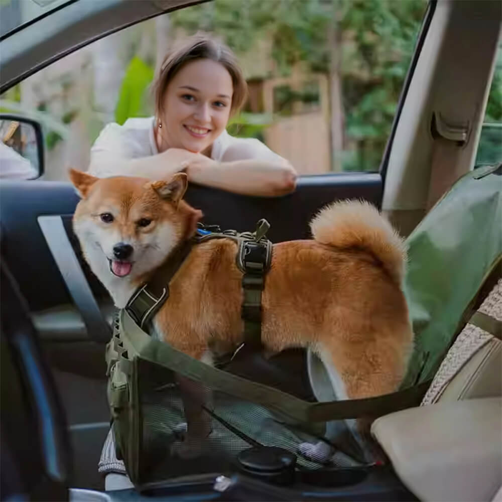 Manta de viaje para perros de asiento delantero, portátil, plegable, resistente al agua y a los arañazos
