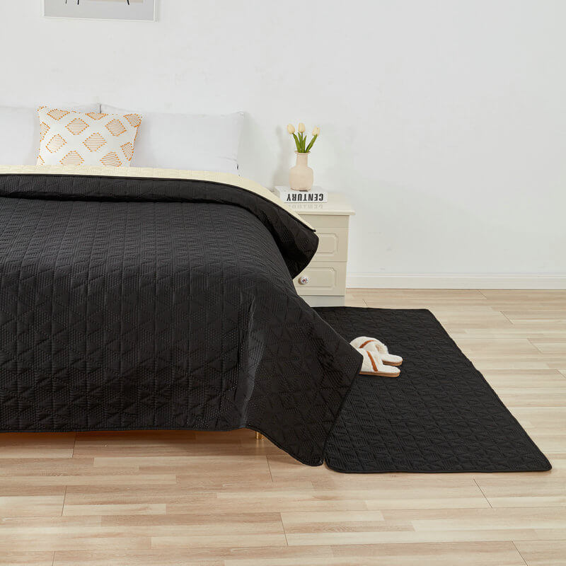 Protector de colchón para mascotas multitético, impermeable, antideslizante y con textura geométrica
