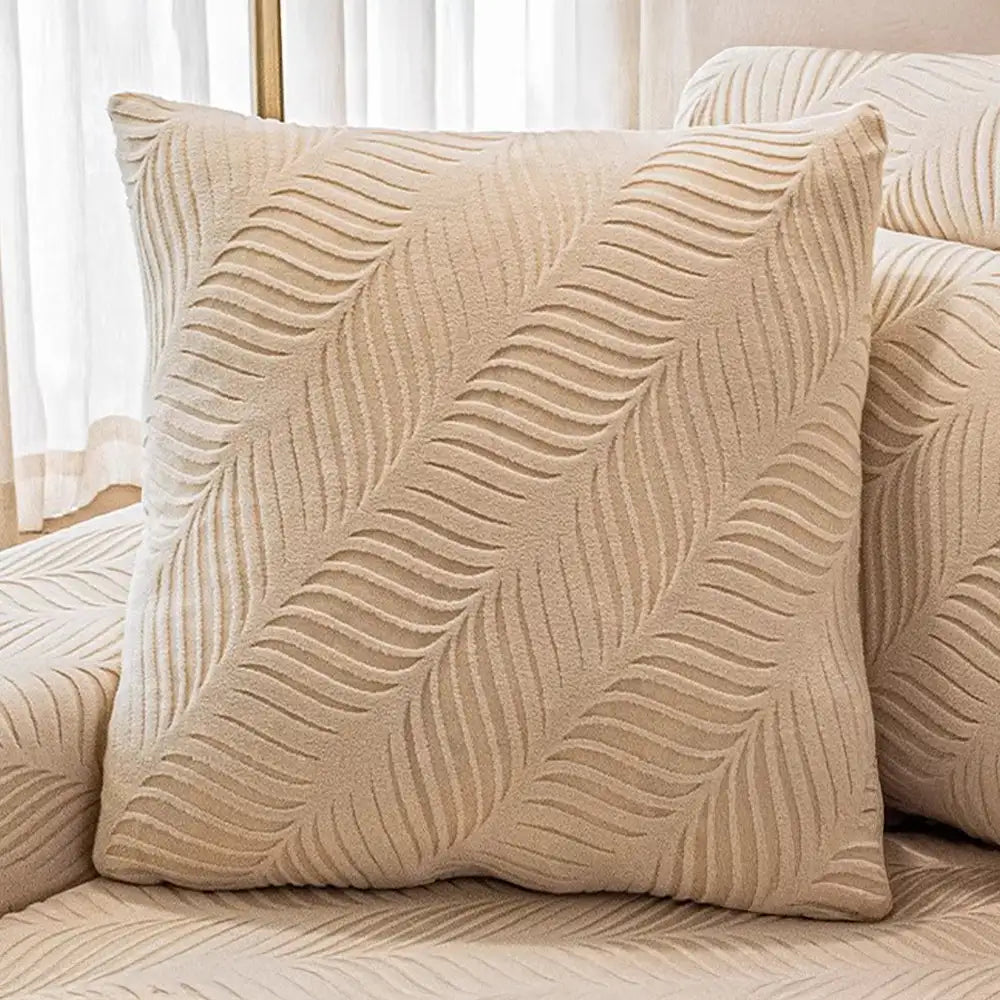 Wave Jacquard Polar Fleece Protección antiestática Cubierta de sofá de envoltura completa