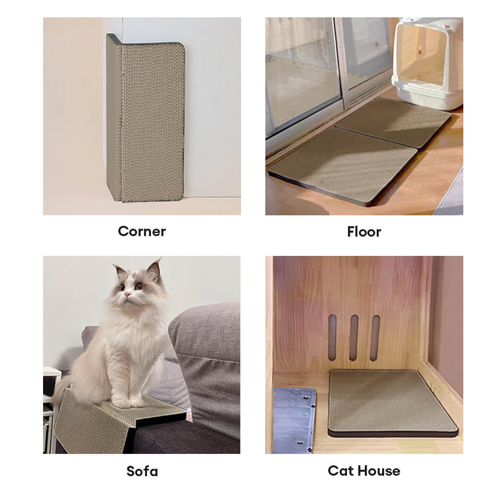 Protector de pared de esquina, tablero rascador para gatos resistente a arañazos