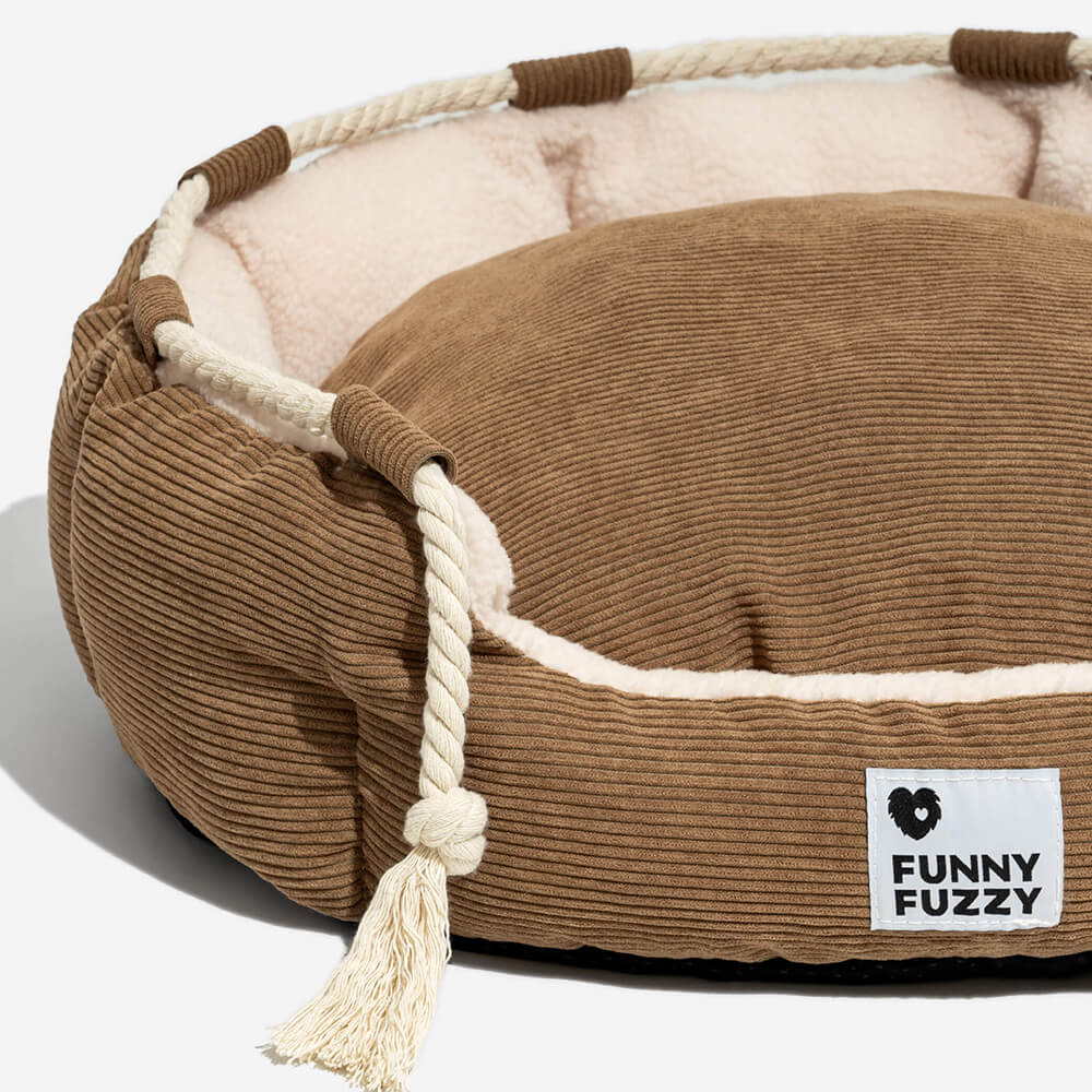 Lugar la cama de la cama de la cuerda lúdica Cama de perros y gato resistente a masticación