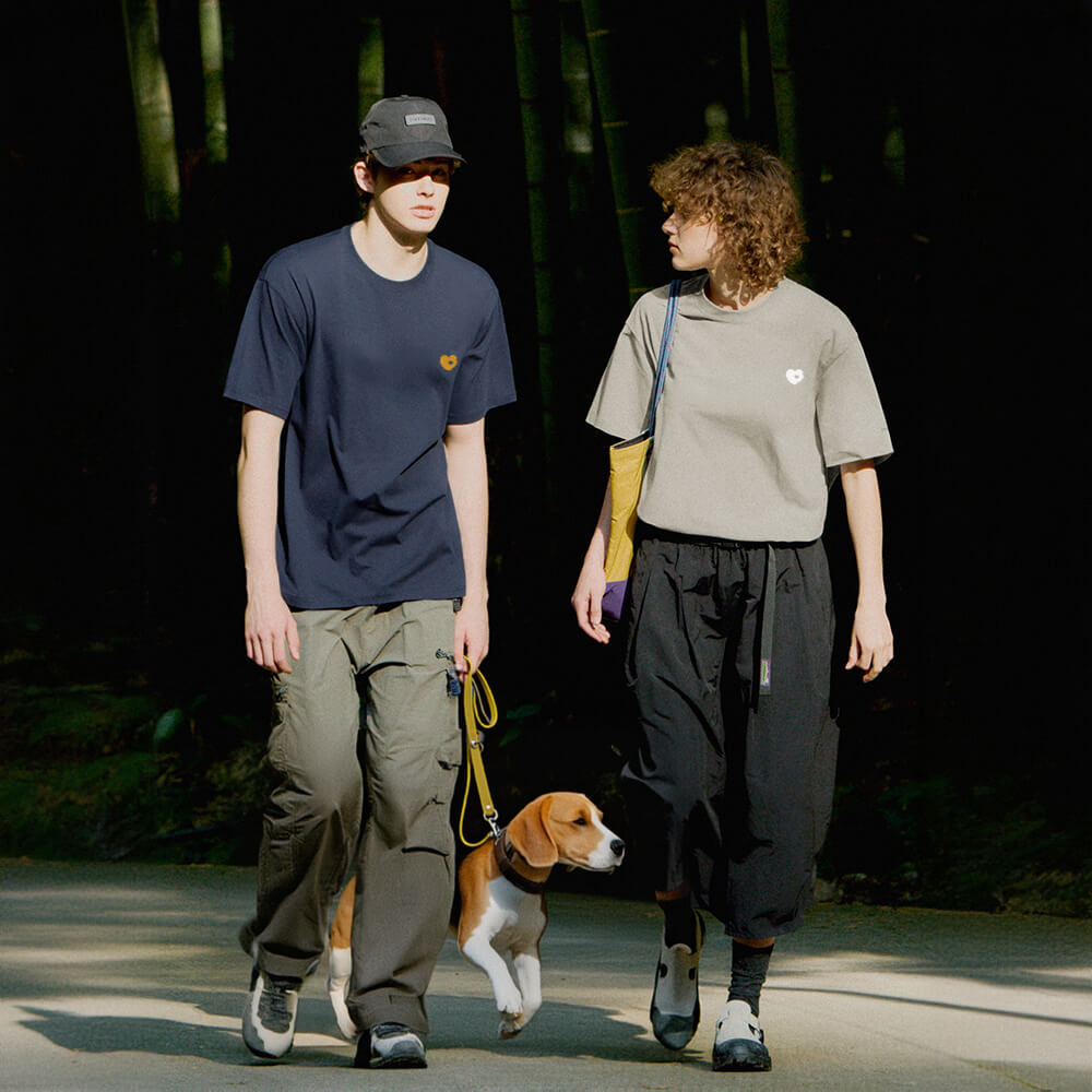 Sólido <tc>Color</tc> Camiseta unisex ligera, refrescante y resistente al pelo de mascotas