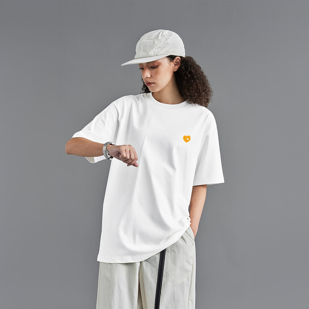 Sólido <tc>Color</tc> Camiseta unisex ligera, refrescante y resistente al pelo de mascotas