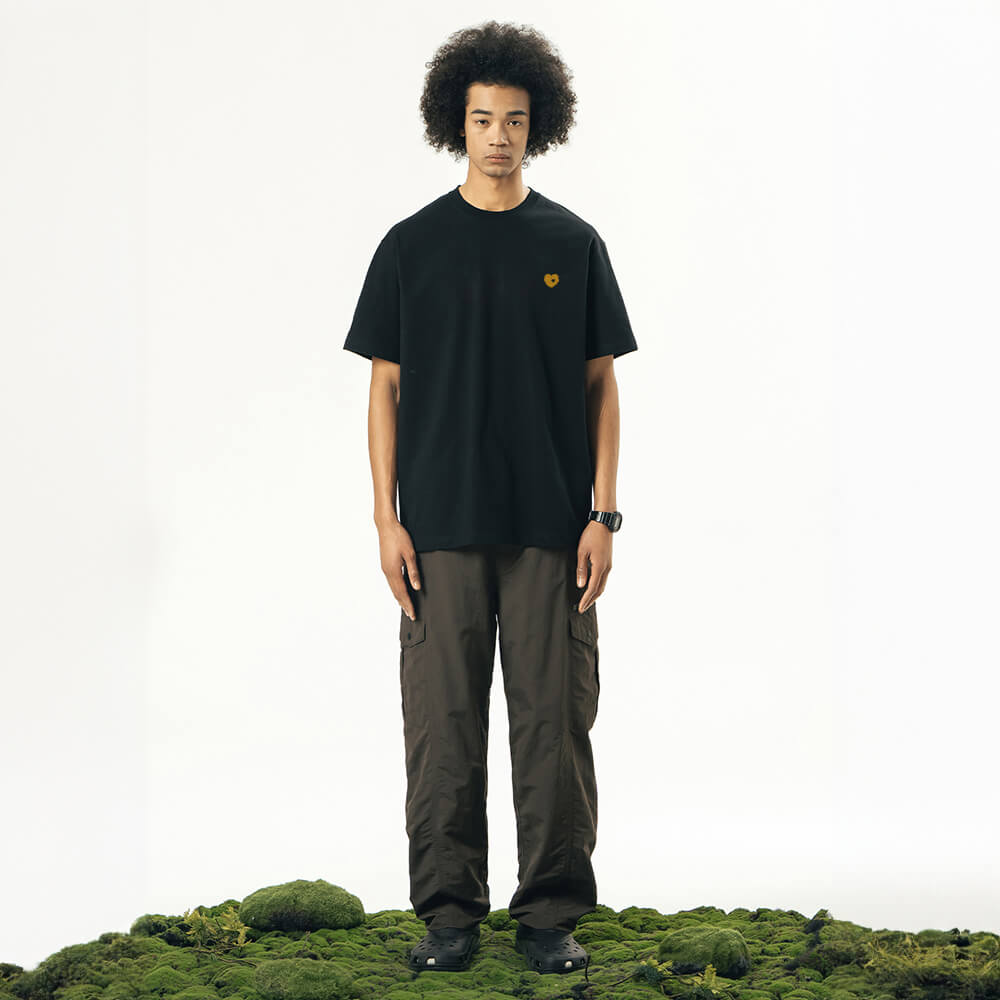 Sólido <tc>Color</tc> Camiseta unisex ligera, refrescante y resistente al pelo de mascotas