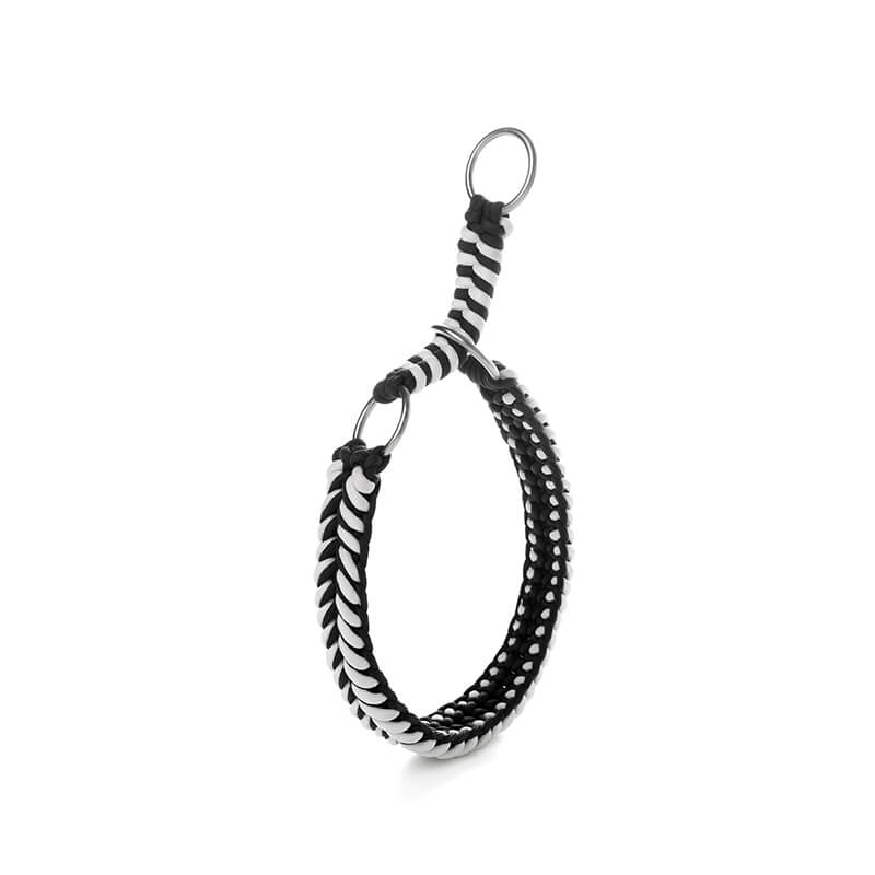 Handgefertigtes, leuchtendes Anti-Pull-Hundehalsband und Leine für große Hunde