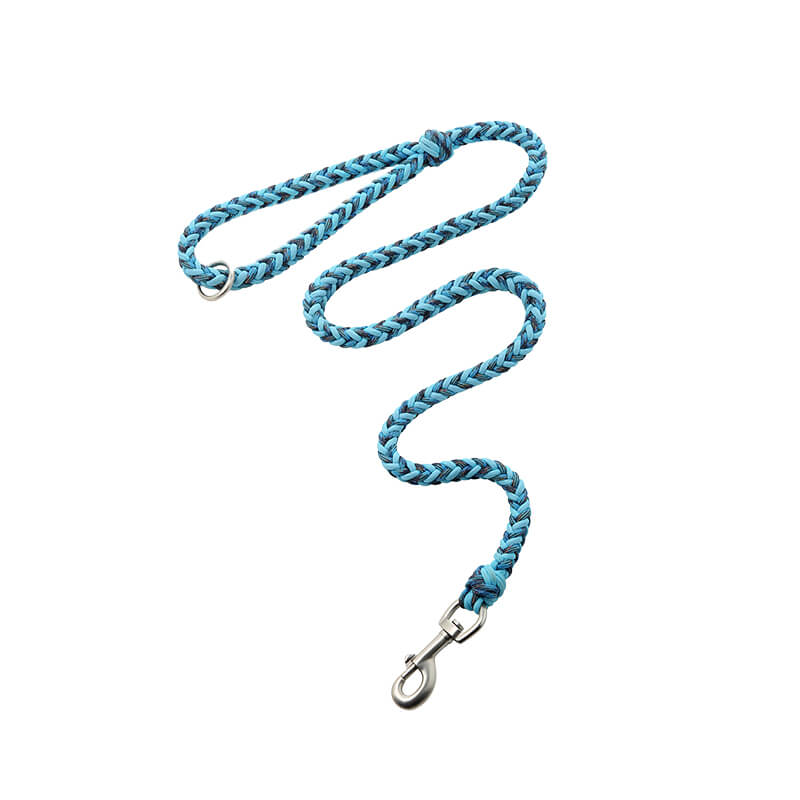 Handgefertigtes, leuchtendes Anti-Pull-Hundehalsband und Leine für große Hunde