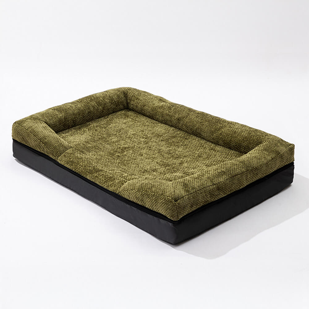 Camino acogedor y acogedor duradero ortopédico lavable y cama para perros y gatos