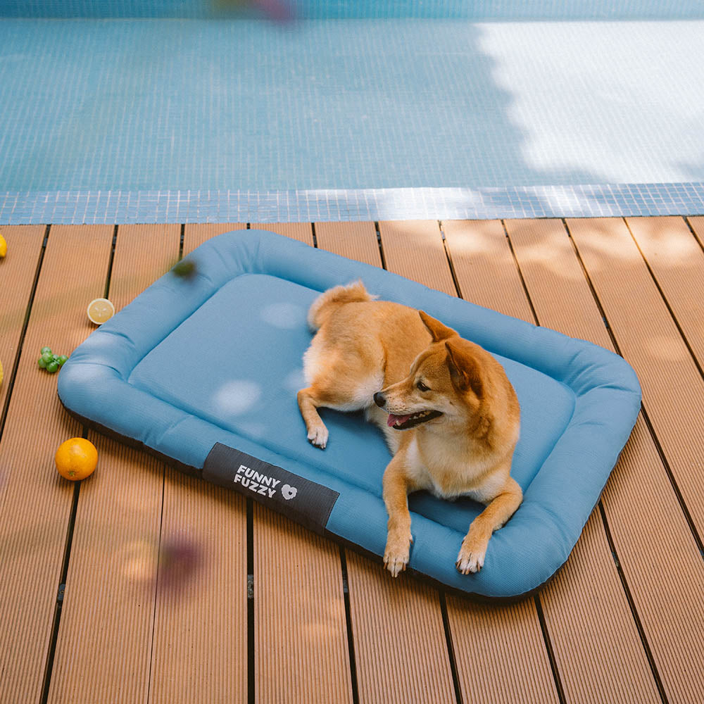 Manta ortopédica para perros resistente al agua y a los arañazos de colores bloqueados para exteriores - Trek Lounge