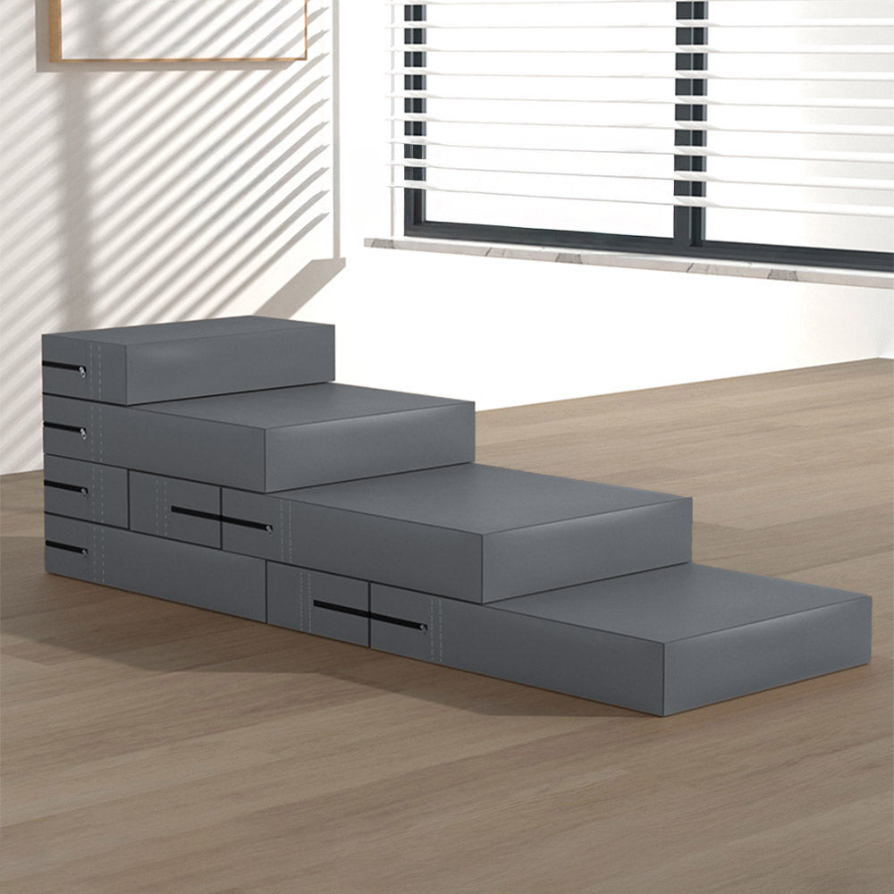 Escalera para mascotas modular de múltiples niveles de cuero PU impermeable y lavable